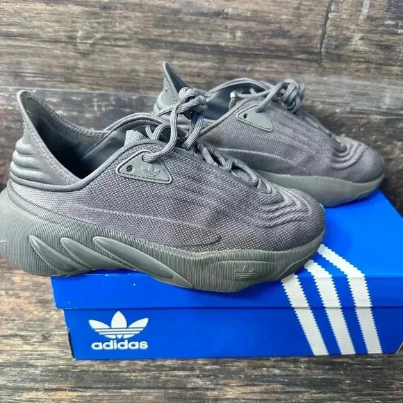 Adidas Men's Gray Carbon adiFOM Sneakers - Picture 4 of 8